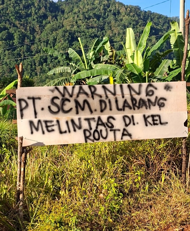 Larangan Operasional PT SCM Picu Terhentinya Bantuan dan Program Masyarakat di Routa