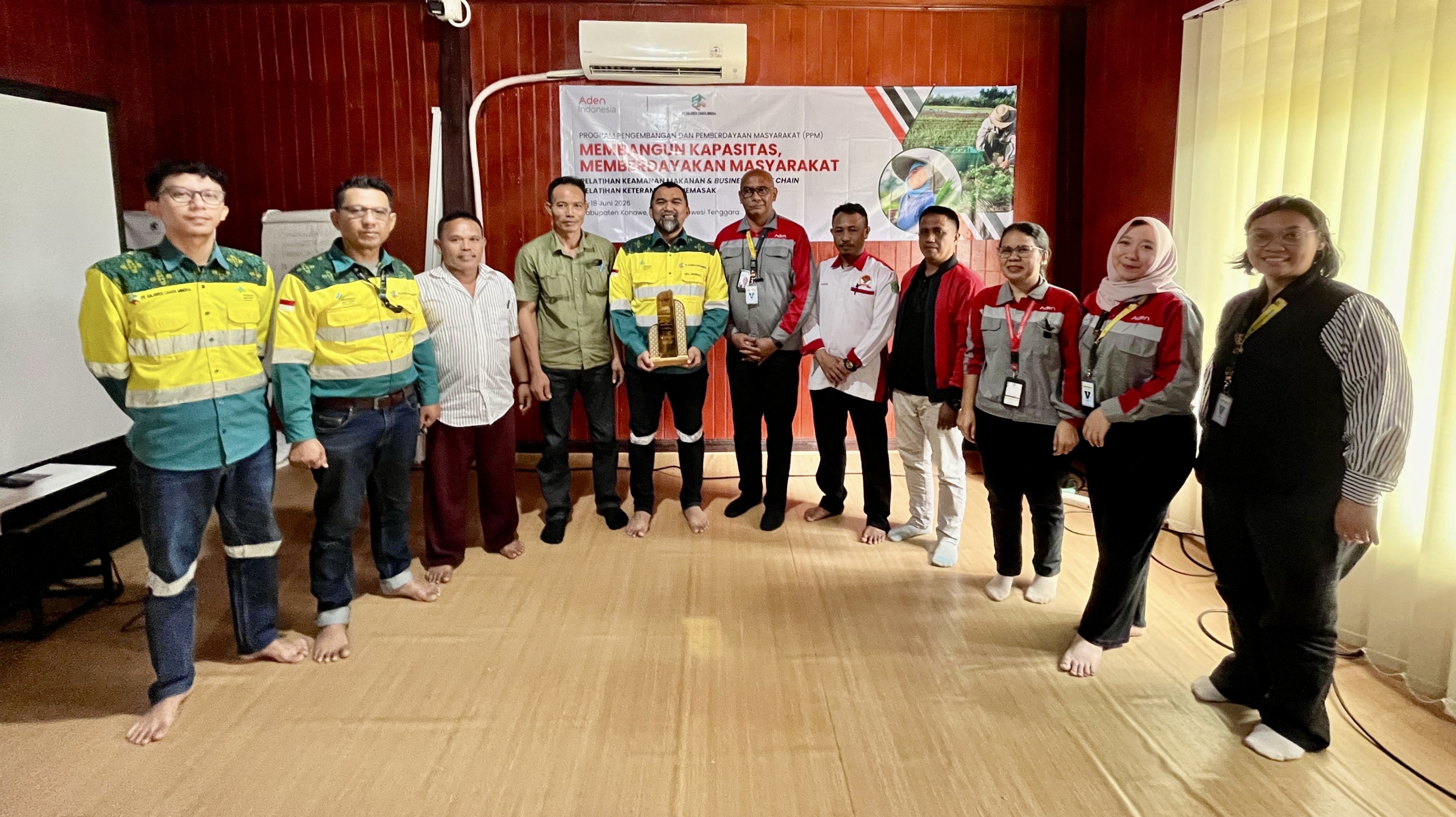 Aden Indonesia dan PT SCM Gelar Program Pemberdayaan Masyarakat, Tingkatkan Kapasitas BUMDes dan Ibu-Ibu di Routa